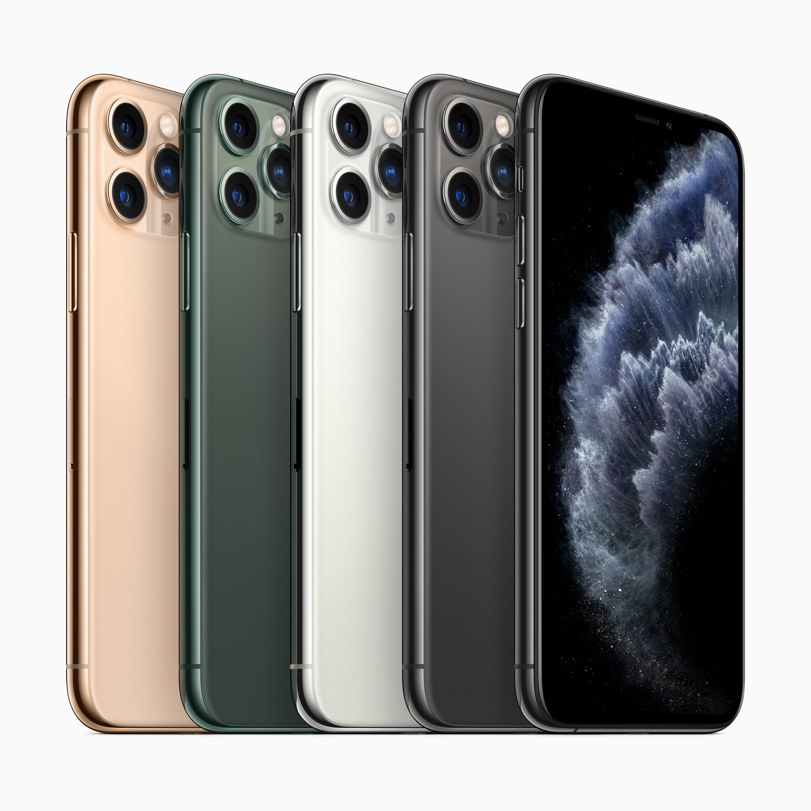 iPhone 11 Pro and iPhone 11 Pro Max finish lineup