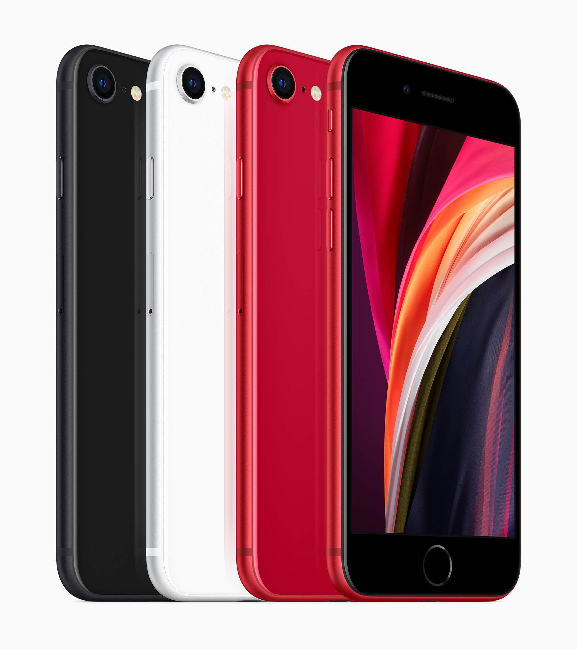 iPhone SE second generation color lineup