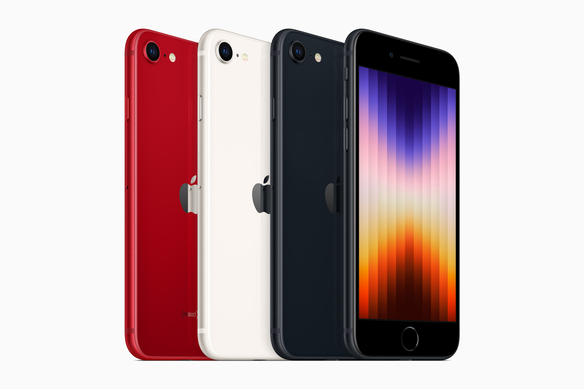 iPhone SE third generation color lineup