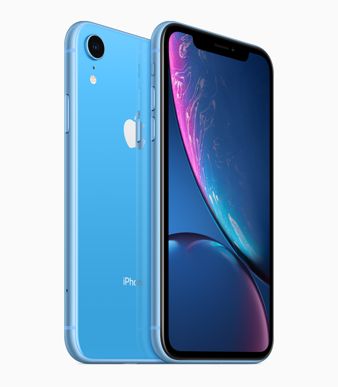 iPhone XR in blue